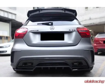 Carbonado CFRP RZS Style Rear Lip Mercedes-Benz A-Class 2016-2018 - CF9110RZS-RD