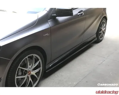 Carbonado CFRP RZS Style Side Skirts Mercedes-Benz A-Class 2016-2018 - CF9110RZS-SS
