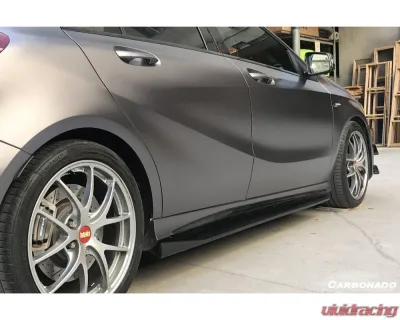 Carbonado CFRP RZS Style Side Skirts Mercedes-Benz A-Class 2016-2018 - CF9110RZS-SS