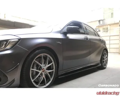 Carbonado CFRP RZS Style Side Skirts Mercedes-Benz A-Class 2016-2018 - CF9110RZS-SS