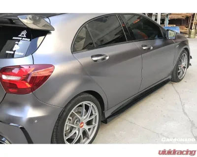 Carbonado CFRP RZS Style Side Skirts Mercedes-Benz A-Class 2016-2018 - CF9110RZS-SS