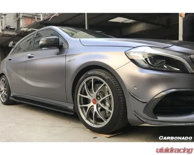 Carbonado CFRP RZS Style Side Skirts Mercedes-Benz A-Class 2016-2018 - CF9110RZS-SS