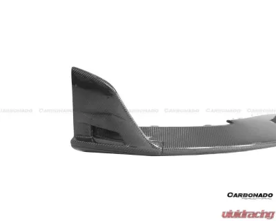 Carbonado Carbon Fiber Front Lip for Porsche Taycan 2019-2023, CFRP CADO Style - CF9331CADO-FL