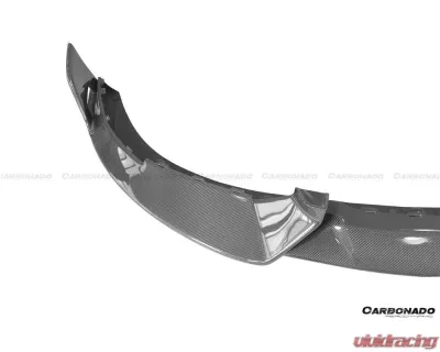 Carbonado Carbon Fiber Front Lip for Porsche Taycan 2019-2023, CFRP CADO Style - CF9331CADO-FL