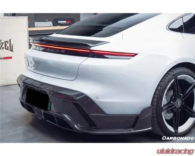 Carbonado CFRP CADO Style Rear Diffuser Porsche Taycan2019-2023 - CF9331CADO-RD