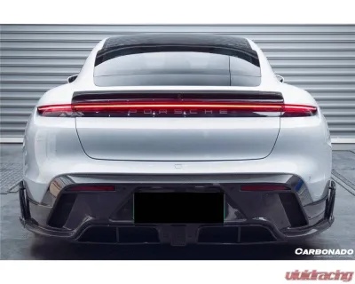 Carbonado CFRP CADO Style Rear Diffuser Porsche Taycan2019-2023 - CF9331CADO-RD