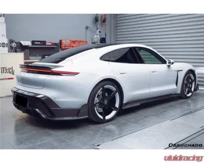 Carbonado CFRP CADO Style Side Skirts Porsche Taycan2019-2023 - CF9331CADO-SS