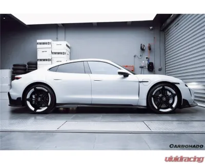 Carbonado CFRP CADO Style Side Skirts Porsche Taycan2019-2023 - CF9331CADO-SS