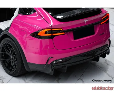 Carbonado FGCF RZS Style Full Kit Tesla Model X 2019-2021 - FGCF9402RZS-2.RD-FLK