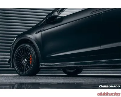 Carbonado FGCF RZS Style Full Kit Tesla Model X 2019-2021 - FGCF9402RZS-2.RD-FLK