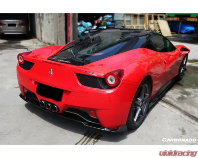 Carbonado CFRP AV Style Full Lip Body Kit Ferrari 458 Coupe | Spyder 2010-2015 - CF9501AV.FL-FLK