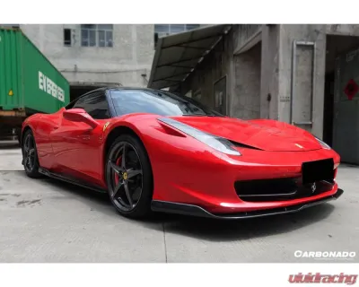 Carbonado CFRP AV Style Full Lip Body Kit Ferrari 458 Coupe | Spyder 2010-2015 - CF9501AV.FL-FLK