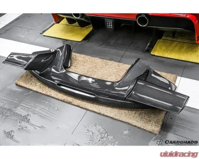 Carbonado CFRP MSY Style Trunk Wing Spoiler for Ferrari 488 GTB 2015-2019, Part No: 9503GTBMSY-W - CF9503GTBMSY-W