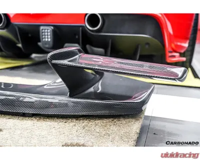 Carbonado CFRP MSY Style Trunk Wing Spoiler for Ferrari 488 GTB 2015-2019, Part No: 9503GTBMSY-W - CF9503GTBMSY-W
