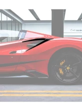 Carbonado CFRP MSY Style Side Air Intake Flaps Ferrari 488 GTB | Spyder 2015-2019                                     - CF9503MSY-AIFVT - Image 5
