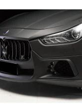Carbonado Carbonado CFRP W Style Front Lip for Maserati Ghibli S/Q4 M157 2014-2017                                     - CF9552WD.FL - Image 5