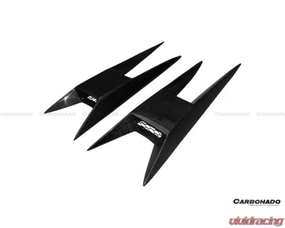 Carbonado CFRP BKSS Style Side Skirts Caps Cover Lamborghini Gallardo 2004-2014 - CF9899VF.SC