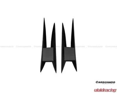 Carbonado CFRP BKSS Style Side Skirts Caps Cover Lamborghini Gallardo 2004-2014 - CF9899VF.SC