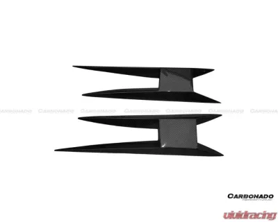 Carbonado CFRP BKSS Style Side Skirts Caps Cover Lamborghini Gallardo 2004-2014 - CF9899VF.SC
