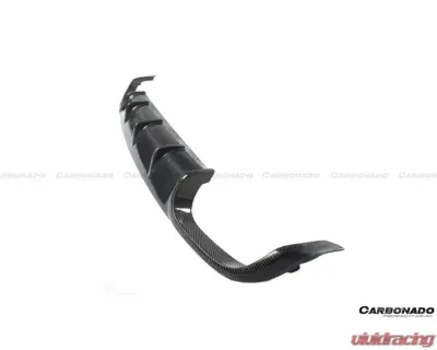 Carbonado CFRP OD Style Quad Rear Lip Porsche 911 991.2 Carrera 2016-2019 - CF991.20DII-QURL