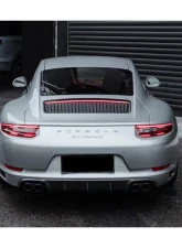 Carbonado CFRP OD Style Quad Rear Lip Porsche 911 991.2 Carrera 2016-2019                                     - CF991.20DII-QURL - Image 4