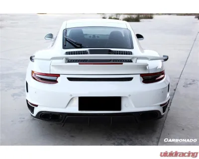 Carbonado CFRP TP Style Trunk Spoiler Wing for Porsche 911 991.2 Turbo S 2016-2019 - CF991.2TS-W
