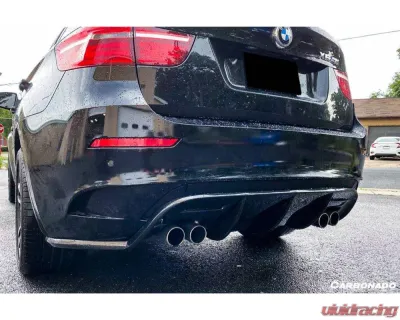 Carbonado CFRP VS Style Rear Diffuser BMW X6M 2009-2014 - CFCMD-014