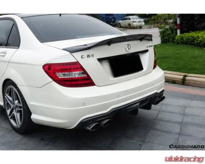Carbonado FGCF VS Style Rear Lip Mercedes-Benz C-Class 2012-2014 - FGCFCMD-019