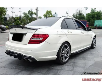 Carbonado FGCF VS Style Rear Lip Mercedes-Benz C-Class 2012-2014 - FGCFCMD-019
