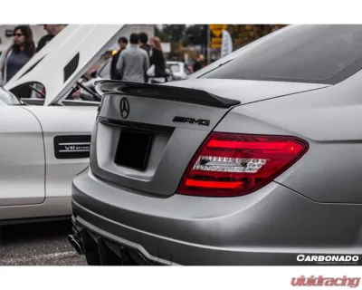 Mercedes-Benz Carbonado CFRP VS Style Trunk Spoiler W204 C-Class C63 AMG 2008-2014 - CFCMD-023