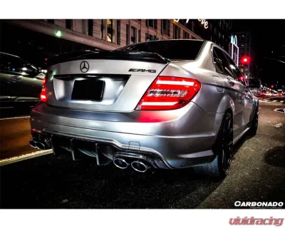 Mercedes-Benz Carbonado CFRP VS Style Trunk Spoiler W204 C-Class C63 AMG 2008-2014 - CFCMD-023