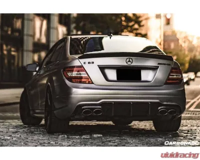 Mercedes-Benz Carbonado CFRP VS Style Trunk Spoiler W204 C-Class C63 AMG 2008-2014 - CFCMD-023