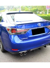 Carbonado FGCF AM Style Rear Lip w/ Exhaust Tips Lexus Lexus GS | GSF 2015-2020                                     - FGCFGS-OD-AM-RL - Image 14