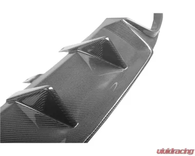 Carbonado FGCF AM Style Rear Lip w/ Exhaust Tips Lexus Lexus GS | GSF 2015-2020 - FGCFGS-OD-AM-RL