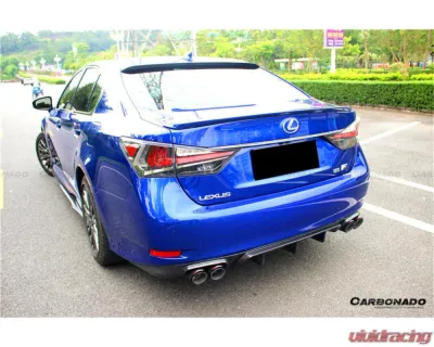 Lexus GS GSF 2015-2020 Carbonado CFRP AM Style Roof Spoiler GS-OD-AM-RS - CFGS-OD-AM-RS