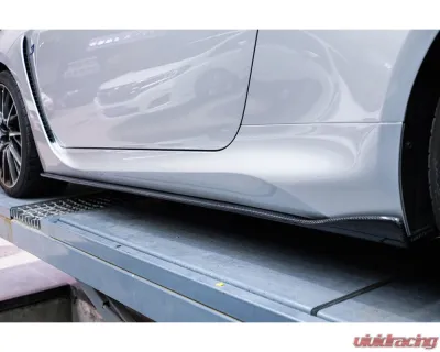 Carbonado CFRP LX Style Side Skirts Lexus RC F 2015-2018 - CFLexusRC-OD-LX-SS