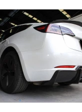 Carbonado CFRP VRS Style Rear Lip Diffuser Tesla Model 3 2017-2023                                     - CFModel3-OD-VRS-RL - Image 6