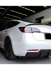 Carbonado CFRP VRS Style Rear Lip Diffuser Tesla Model 3 2017-2023                                     - CFModel3-OD-VRS-RL - Image 8