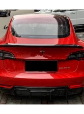 Carbonado CFRP VRS Style Rear Lip Diffuser Tesla Model 3 2017-2023                                     - CFModel3-OD-VRS-RL - Image 10