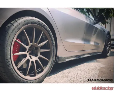 Carbonado CFRP VRS Style Side Skirts Tesla Model 3 2017-2023 - CFModel3-OD-VRS-SS
