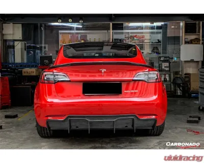Carbonado CFRP VRS Style Trunk Spoiler for Tesla Model 3 2017-2023, Brand New - CFModel3-OD-VRS-TS