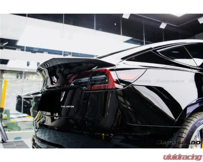 Carbonado CFRP VRS Style Trunk Spoiler for Tesla Model 3 2017-2023, Brand New - CFModel3-OD-VRS-TS