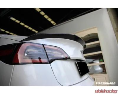 Carbonado CFRP VRS Style Trunk Spoiler for Tesla Model 3 2017-2023, Brand New - CFModel3-OD-VRS-TS