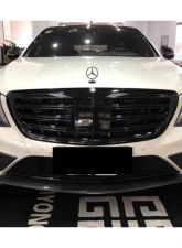 Carbonado Carbon Fiber BRS Style Front Lip for 2014-2017 Mercedes-Benz S63 AMG W222.1                                     - CFOD-W222.1BRS-FL - Image 5