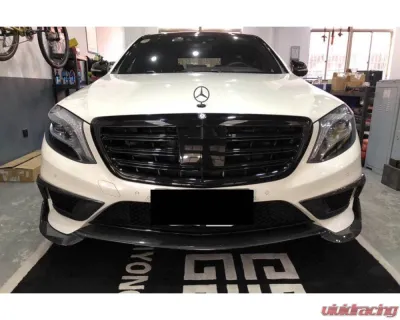 Carbonado Carbon Fiber BRS Style Front Lip for 2014-2017 Mercedes-Benz S63 AMG W222.1 - CFOD-W222.1BRS-FL