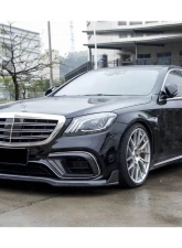 Mercedes-Benz W222.2 S63 AMG 2018-2020 Carbonado CFRP BRS Style Front Lip                                     - CFOD-W222BRS-FL - Image 14