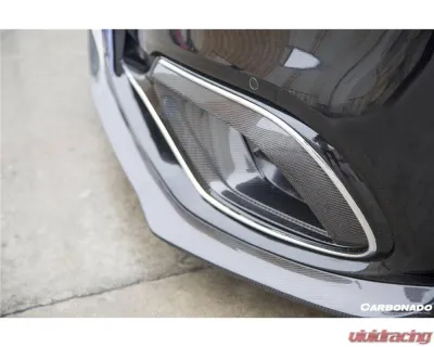 Mercedes-Benz W222.2 S63 AMG 2018-2020 Carbonado CFRP BRS Style Front Lip - CFOD-W222BRS-FL