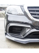 Mercedes-Benz W222.2 S63 AMG 2018-2020 Carbonado CFRP BRS Style Front Lip                                     - CFOD-W222BRS-FL - Image 9