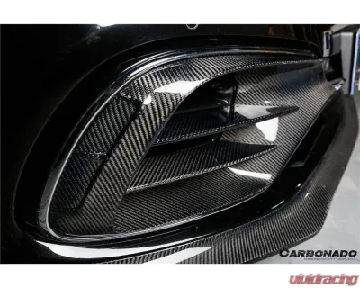 Carbonado CFRP MSY Style Front Bumper Vents Mercedes-Benz S63 AMG 2017-2020 - CFOD-W222MSY-FBV