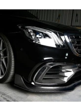 Carbonado CFRP MSY Style Front Bumper Vents Mercedes-Benz S63 AMG 2017-2020                                     - CFOD-W222MSY-FBV - Image 10